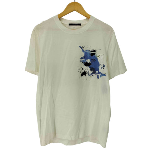 ルイヴィトン LOUIS VUITTON イタリア製 スプラッシュ プリント 半袖 Tシャツ メンズ import:L