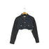エイチアンドエム H&M クロップドブラックデニムジャケット レディース XS