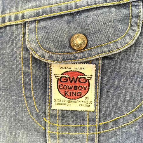 50~60s COWBOY KING デニムトラッカージャケット メンズ