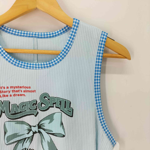 チャオパニック Ciaopanic HELLO.SANFRANCISCO アソート柄レオパードパイピングタンク レディース ONE SIZE