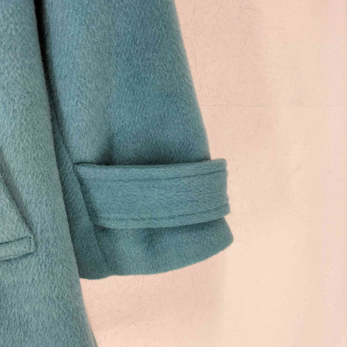 アーヴェヴェ a.v.v cashmere カシミヤ混 スタンドカラーミディコート レディース JPN:L