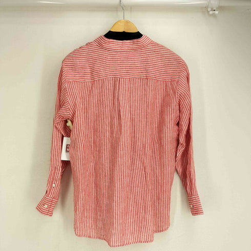 ニジュウサンク 23区 LIBECO リネン100 ストライプシャツ レディース JPN:40