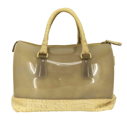 フルラ FURLA PVC レザー 2Way キャンディバッグ レディース