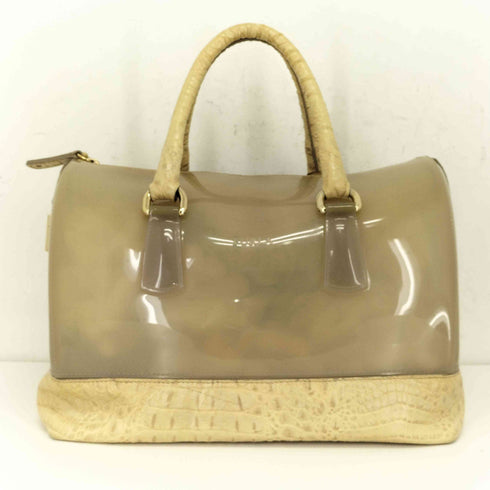 フルラ FURLA PVC レザー 2Way キャンディバッグ レディース