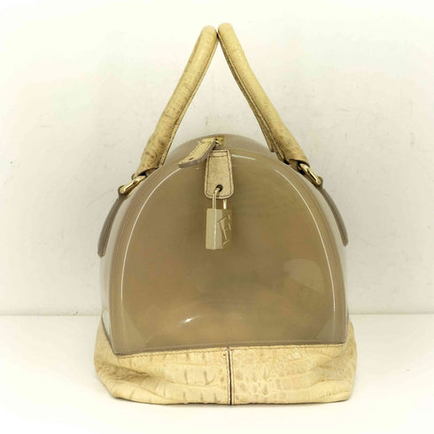 フルラ FURLA PVC レザー 2Way キャンディバッグ レディース