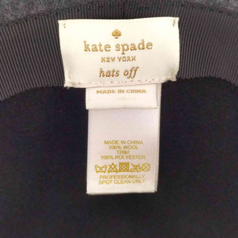 ケイトスペードニューヨーク kate spade NEW YORK 中折れ ウールハット レディース