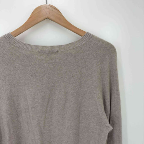 ユニクロ UNIQLO 3Dカシミヤクルーネックセーター レディース JPN:XL