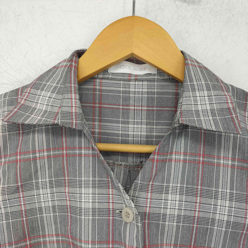 セシルマクビー CECIL McBEE チェック柄シャツワンピース レディース JPN:M