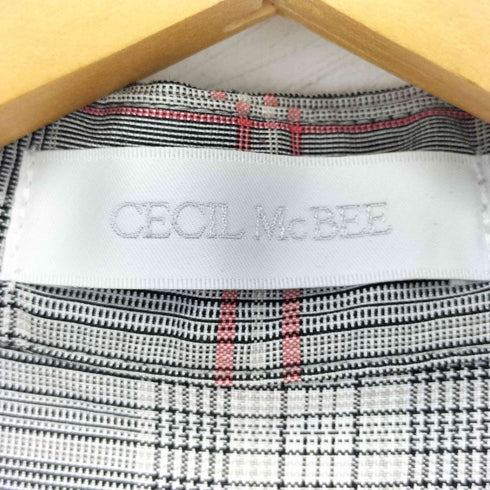 セシルマクビー CECIL McBEE チェック柄シャツワンピース レディース JPN:M