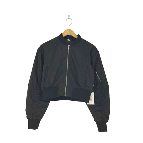 エイチアンドエム H&M クロップドブルゾンジャケット レディース XS
