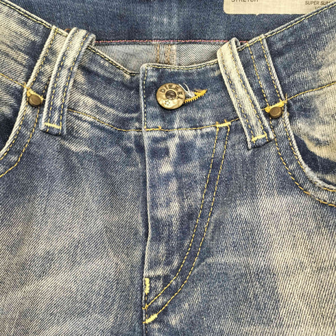 ディーゼル DIESEL CRUPEE-ZIP ストレッチスキニーデニムパンツ レディース 32×30