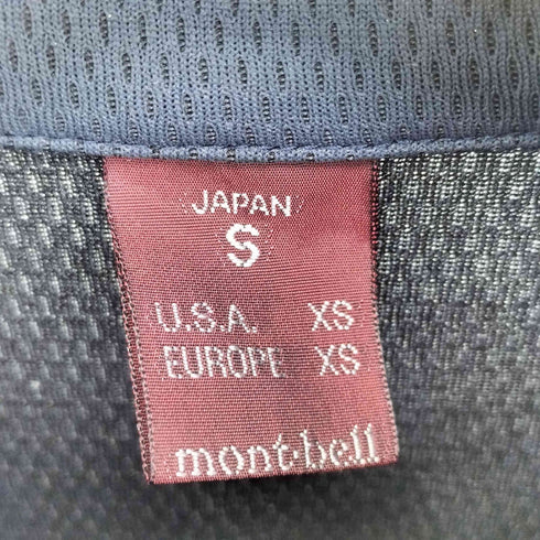 モンベル mont bell ハーフジップトップス レディース JPN:S
