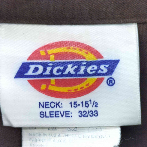 ディッキーズ Dickies 80~90s USA製 ワークシャツ メンズ 15-15 1/25