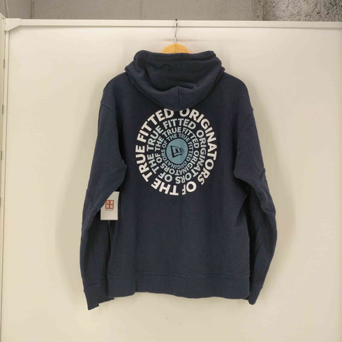 ニューエラ NEW ERA 21AW Originators of the True Fitted バックプリント サークルロゴ 裏毛 プルオーバー パーカー メンズ import:XL