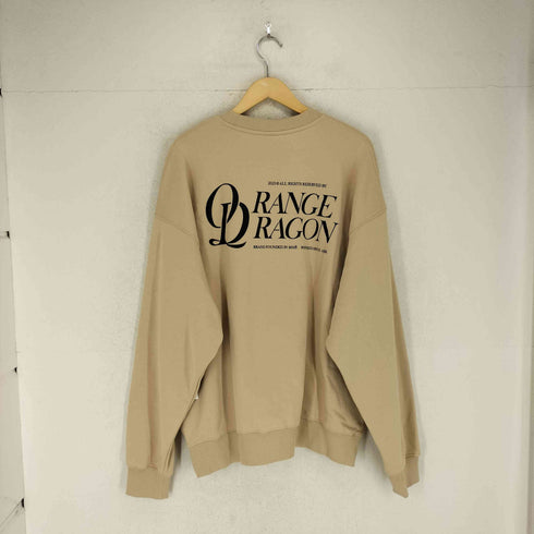 ORANGE DRAGON 両面プリントスウェット メンズ JPN:XL
