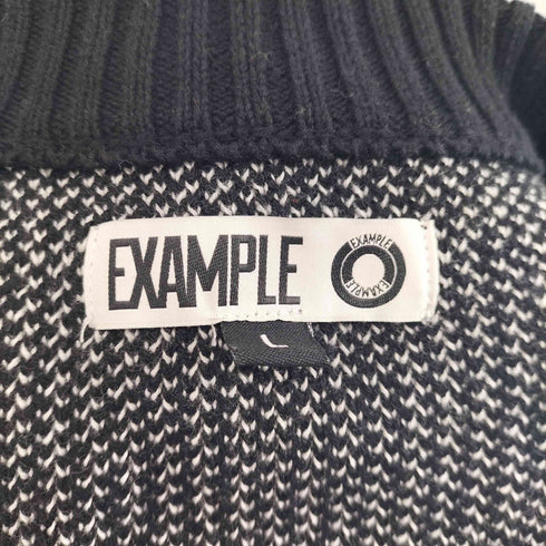 イグザンプル EXAMPLE ペイズリー柄カーディガン メンズ L