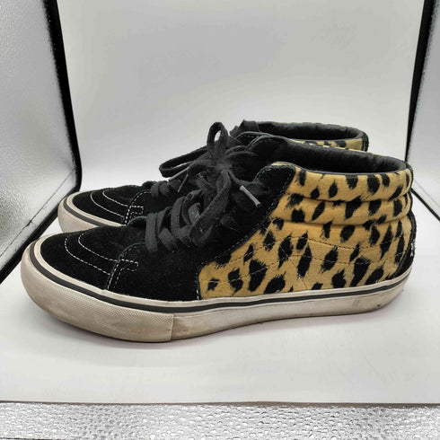 シュプリーム Supreme 17SS Sk8 Mid Velvet Leopard Black レオパード スケートミッド スニーカー メンズ JPN:27.5