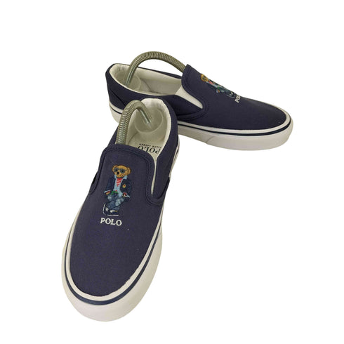 ポロラルフローレン POLO RALPH LAUREN KEATON-SLIP ポロベア スリッポン レディース US:5