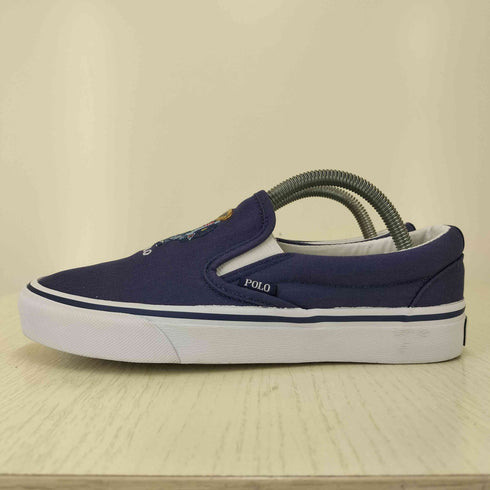 ポロラルフローレン POLO RALPH LAUREN KEATON-SLIP ポロベア スリッポン レディース US:5