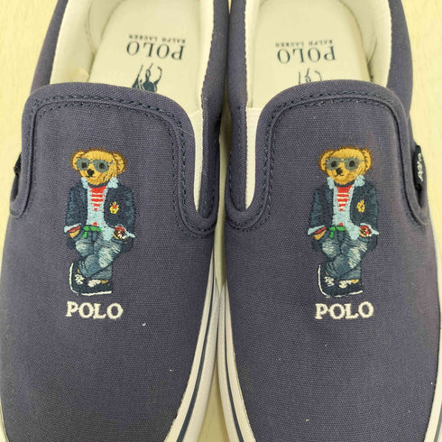 ポロラルフローレン POLO RALPH LAUREN KEATON-SLIP ポロベア スリッポン レディース US:5