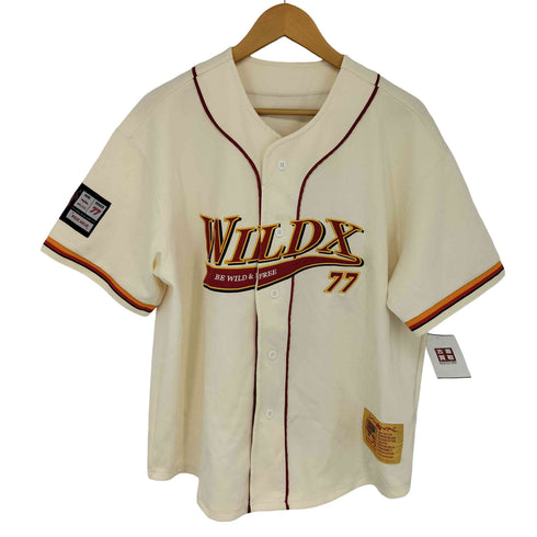 WILDX 刺繍ベースボールシャツ メンズ JPN:M