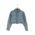 ザラ ZARA クロップドデニムジャケット レディース XS