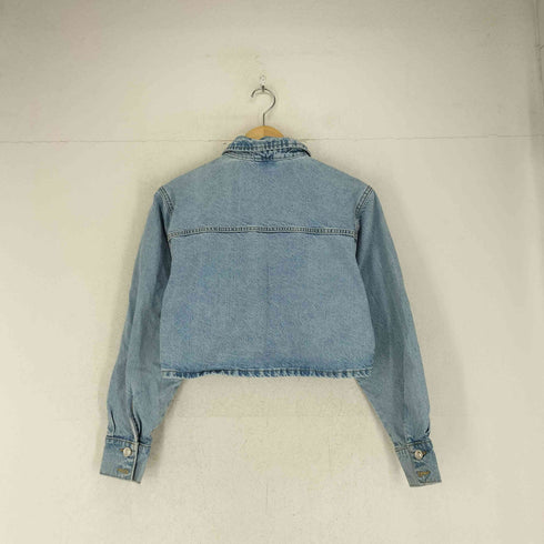 ザラ ZARA クロップドデニムジャケット レディース XS