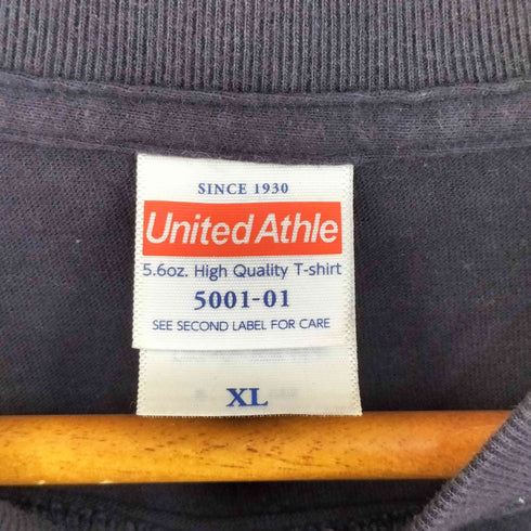ユナイテッドアスレ UNITED ATHLE 企業ロゴ プリントTシャツ メンズ XL