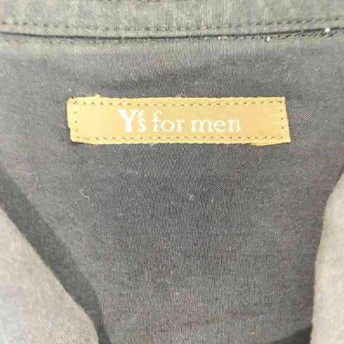 ワイズフォーメン Ys for men archive エンブロイダリー比翼シャツ メンズ