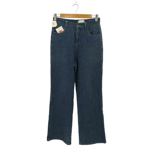 YIZIFANGSHANG 編み込みデニムパンツ Y2K レディース L
