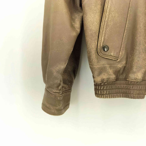 torras ロングスリーブ フロントボタン レザー ジャケット メンズ 50
