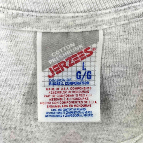 ジャージーズ JERZEES 90s American Student Travel Tシャツ メンズ L