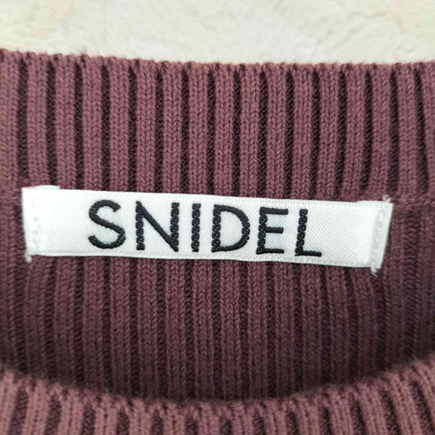 スナイデル snidel ニットxチュールコンビワンピース レディース ONE SIZE