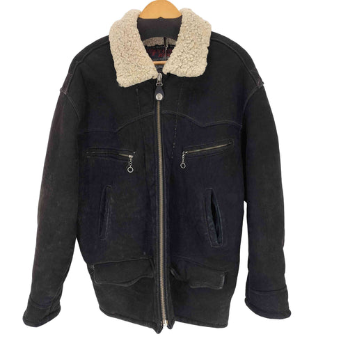 OAKWOOD ジップアップボアブルゾン メンズ