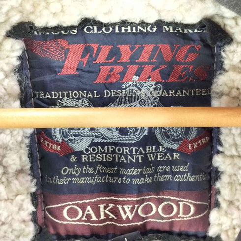 OAKWOOD ジップアップボアブルゾン メンズ