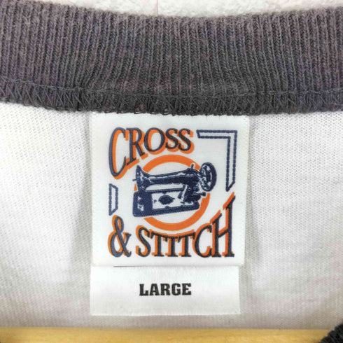 クロスアンドスティッチ CROSS&STITCH リンガーTシャツ メンズ L
