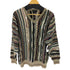 CONTE di MILANO コットンアクリル マルチカラー3Dニット メンズ JPN:XL