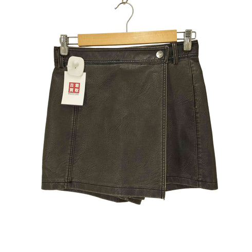ザラ ZARA フェイクレザー ミニ キュロット レディース JPN:M