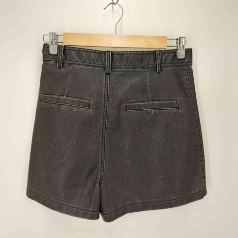 ザラ ZARA フェイクレザー ミニ キュロット レディース JPN:M