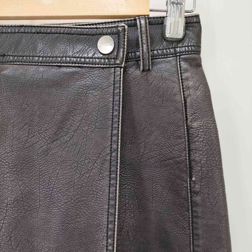ザラ ZARA フェイクレザー ミニ キュロット レディース JPN:M