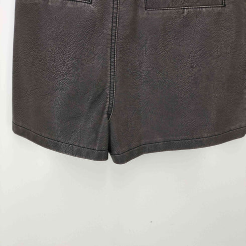 ザラ ZARA フェイクレザー ミニ キュロット レディース JPN:M