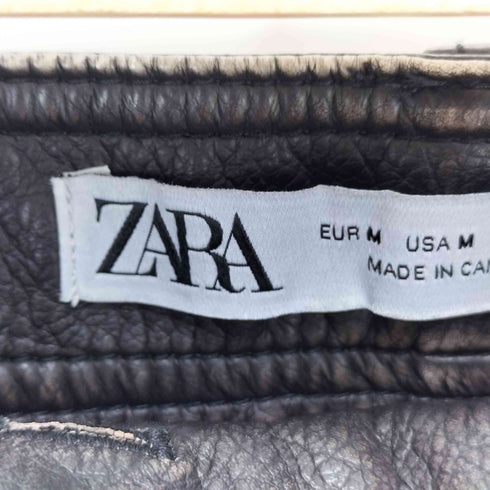 ザラ ZARA フェイクレザー ミニ キュロット レディース JPN:M