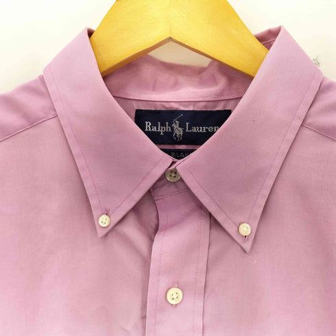 ラルフローレン RALPH LAUREN 90S フロントボタン 半袖 レギュラーカラーシャツ メンズ XL