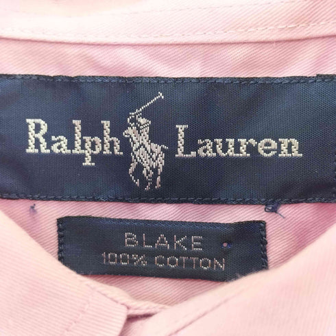 ラルフローレン RALPH LAUREN 90S フロントボタン 半袖 レギュラーカラーシャツ メンズ XL