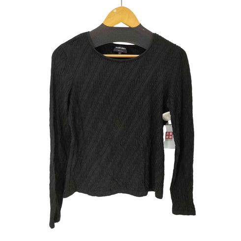 ジョルジオアルマーニ Giorgio Armani 立体 テクスチャー シワ加工 カットソー レディース EUR:42