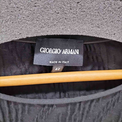 ジョルジオアルマーニ Giorgio Armani 立体 テクスチャー シワ加工 カットソー レディース EUR:42