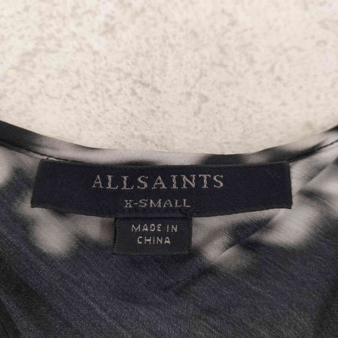 オールセインツ ALLSAINTS 総柄キャミワンピース レディース XS