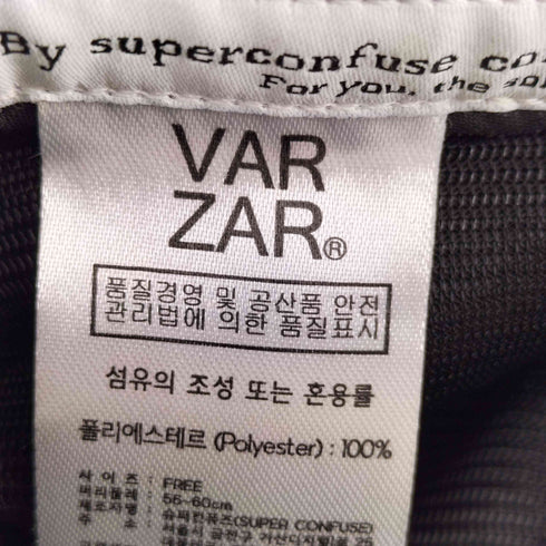 バザール VARZAR ナイロンベルト ベースボールキャップ レディース