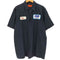 レッドキャップ RED KAP 90-00s 企業ロゴ ワークシャツ メンズ import:L