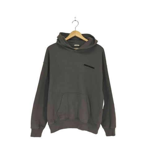 アバクロンビーアンドフィッチ Abercrombie & Fitch フロッキープリント プルオーバーパーカー メンズ import:XS
